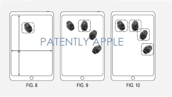 苹果屏下指纹专利获批：触屏即解锁