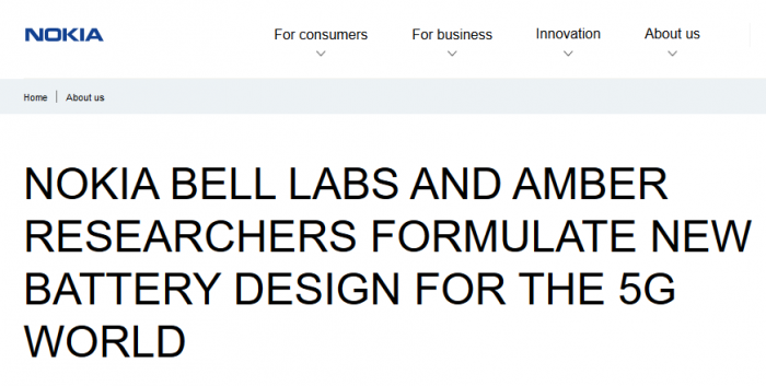 诺基亚贝尔实验室新技术可能会令手机的电池续航时间延长一倍