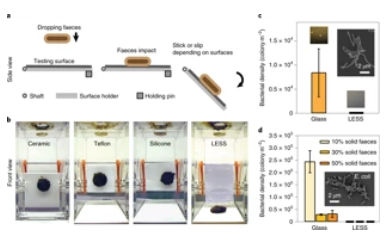 科学家研发节水型马桶光滑涂层 只需少量水就能将排泄物排到下水道中