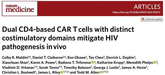 HIV病毒抑制速度翻倍：艾滋病CAR-T疗法要来了？