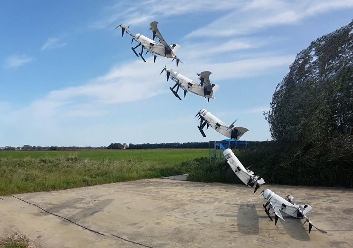 荷兰海警完成新型垂直起降无人机试飞 采用氢燃料电池能源