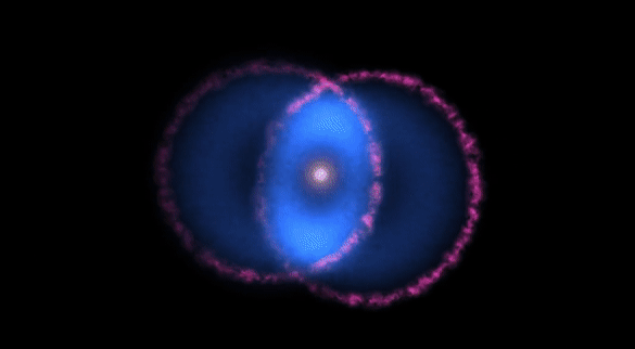 天文学家解开存在了16年的蓝环星云之谜